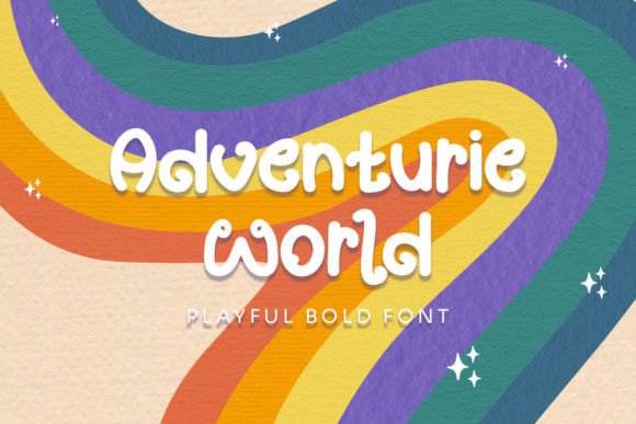 Adventurie World: A Playful Display Font That Sticks in Fast-Scrolling Feeds