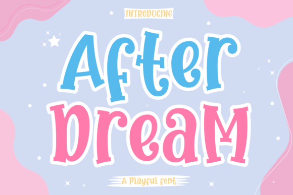 After Dream: A Playful Display Font for Handmade Charm
