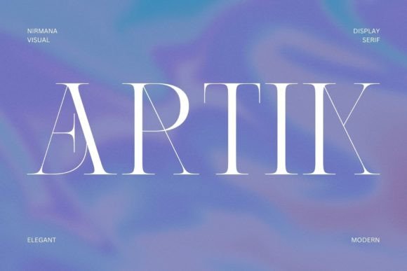 Artik Serif Font for Handmade Labels & Printables