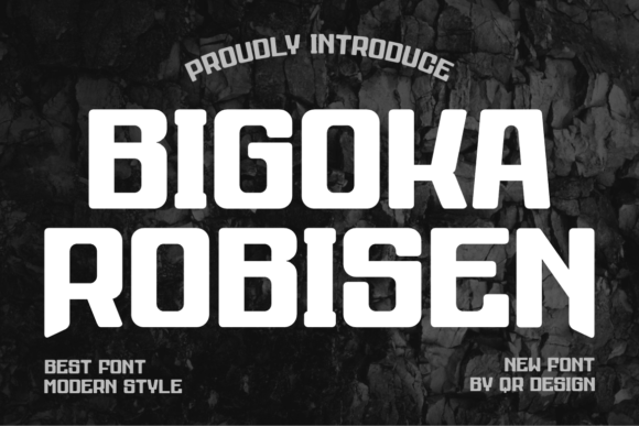 Bigoka Robisen: A Display Font That Earns Its Space