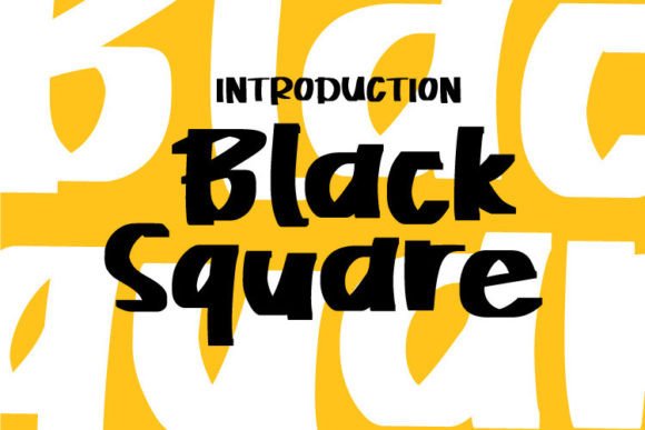 Blacksquare: A Display Font That Commands Attention
