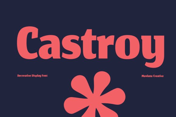 Castroy: A Clean Display Font for Modern Web Design