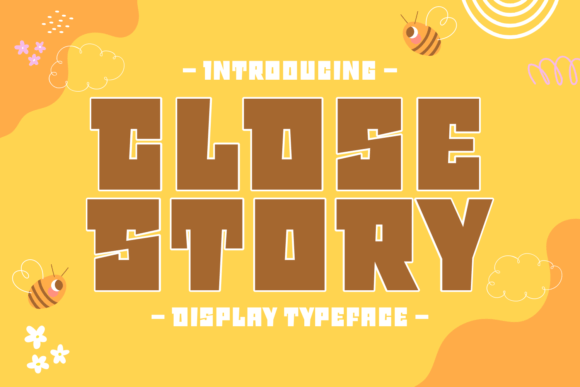 Close Story: A Bold Display Font That Elevates Digital Branding