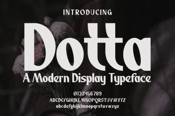 Dotta: A Bold, Authentic Display Typeface for Makers