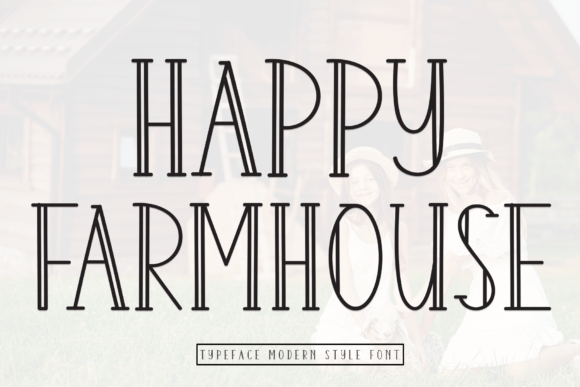 Happy Farmhouse Handwritten Display Font
