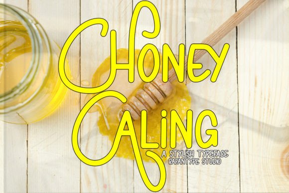 Honey Aling: A Playful Display Font That Adds Charm to Real Business Branding