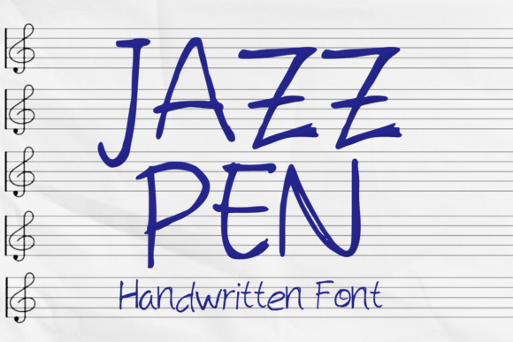 Jazz Pen: A Playful Handwritten Display Font for Digital Design