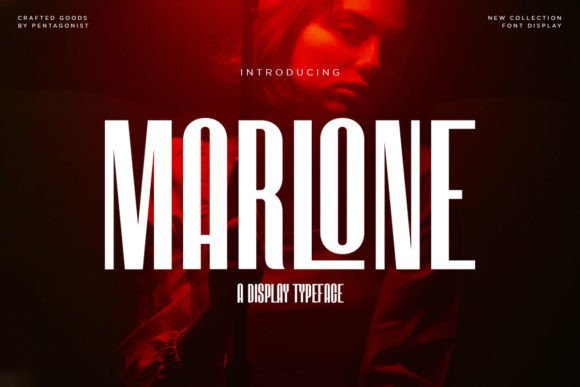 Marlone: A Retro Display Font That Stands Out in Fast-Scrolling Feeds