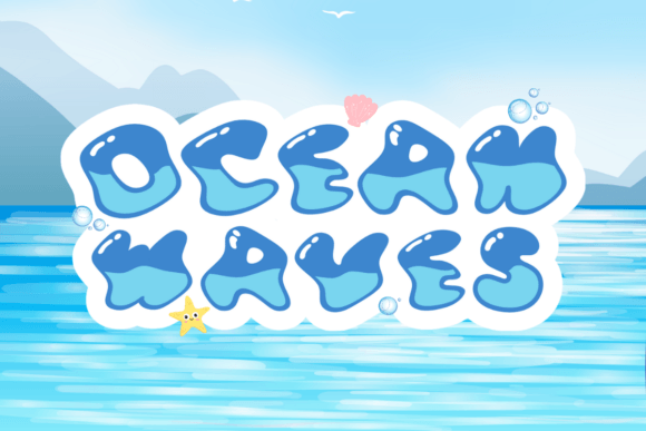Ocean Waves Font: Playful, Polished Branding for Small Businesses