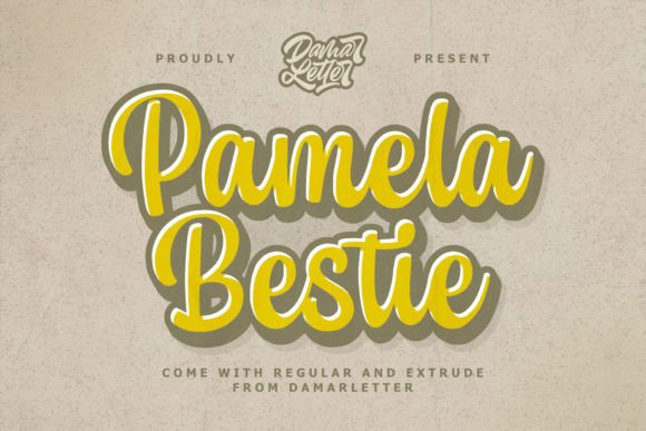 Pamela Bestie: A Playful Display Font for Scroll-Stopping Marketing