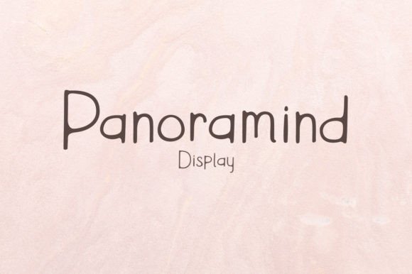 Panoramind: A Sweet, Simple Display Font for Small Business Branding