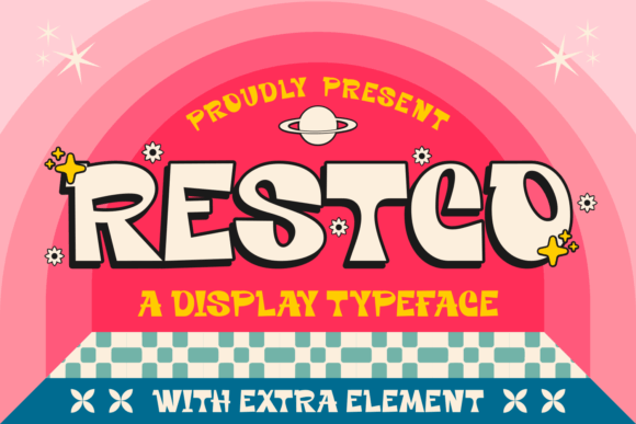 Restco: A Playful Display Font That Makes Your Brand Feel Alive