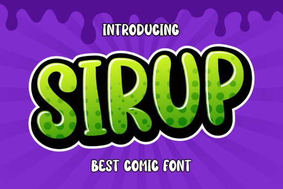 Sirup: A Bold Display Font That Elevates Real Small Business Branding