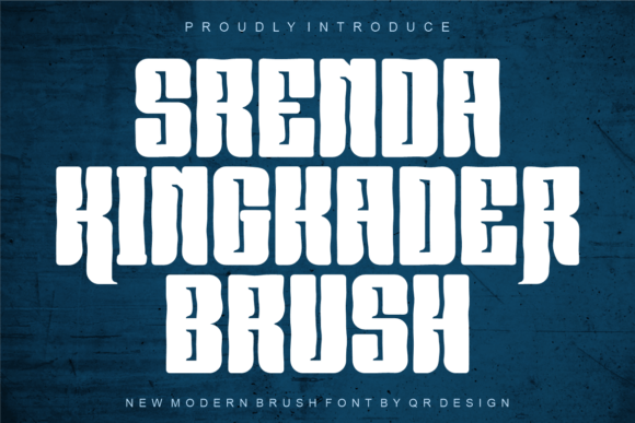 Srenda Kingkader Brush: A Bold Display Font for Standout Web Headlines