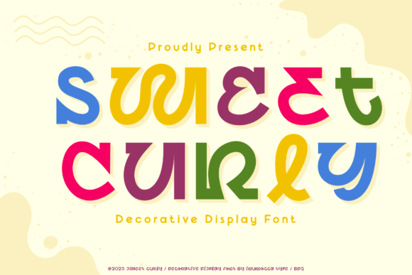 Sweet Curly: A Girly Display Font That Feels Like Hand-Lettered Magic