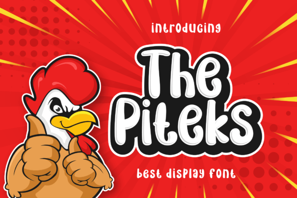 The Piteks: A Bold Display Font for Scroll-Stopping Brand Content