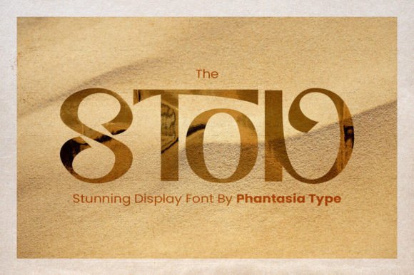 The Ston: A Whimsical Display Font for Enchanting Brand Identities