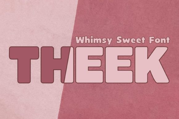 Theek: A Display Font That Elevates Real Small Business Branding