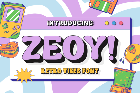 Zeoy: A Friendly Display Font for Handmade Creators